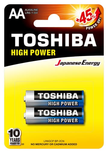 HIGH POWER AA BP-2 (BLISTER PACK)