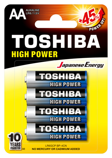HIGH POWER AA BP-4 (BLISTER PACK)